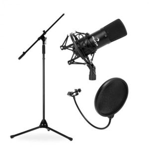 Electronic-Star Set stúdiómikrofonok és áll egy mikrofon kép