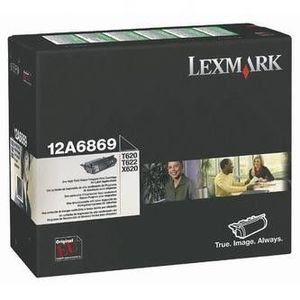 Lexmark 12A6869 fekete (black) eredeti toner kép