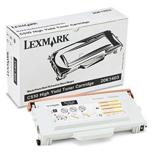 Lexmark 20K1403 fekete (black) eredeti toner kép