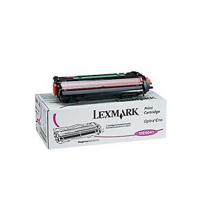 Lexmark 10E0041 bíborvörös (magenta) eredeti toner kép