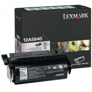 Lexmark 12A5840 fekete (black) eredeti toner kép