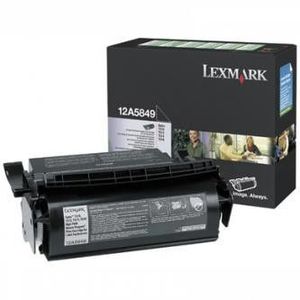 Lexmark 12A5849 fekete (black) eredeti toner kép
