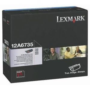 Lexmark 12A6735 fekete (black) eredeti toner kép