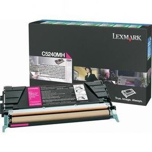 Lexmark C5240MH bíborvörös (magenta) eredeti toner kép