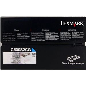 Lexmark C500S2CG cián (cyan) eredeti toner kép