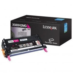 Lexmark X560H2MG bíborvörös (magenta) eredeti toner kép