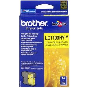 Brother LC-1100HYY sárga (yellow) eredeti tintapatron kép