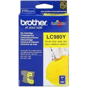 Brother LC-980Y sárga (yellow) eredeti tintapatron kép