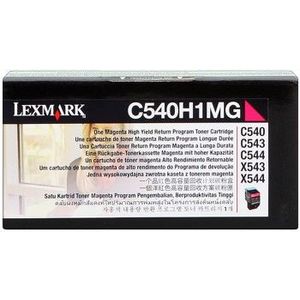 Lexmark C540H1MG bíborvörös (magenta) eredeti toner kép