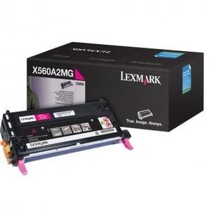 Lexmark X560A2MG bíborvörös (magenta) eredeti toner kép