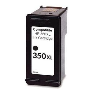 HP 350XL CB336E fekete (black) utángyártott tintapatron kép