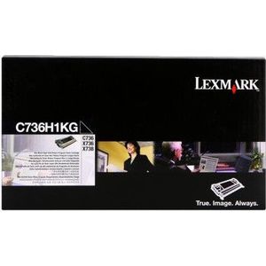 Lexmark C736H1KG fekete (black) eredeti toner kép