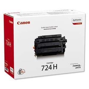 Canon CRG-724H fekete (black) eredeti toner kép