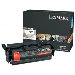 Lexmark X651H21E fekete (black) eredeti toner kép