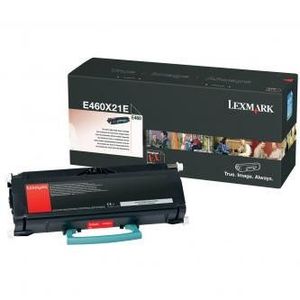 Lexmark E460X21E fekete (black) eredeti toner kép
