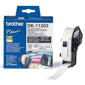 Brother DK-11203, 17mm x 87mm, hőérzékeny papírcímkék kép