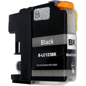 Brother LC-123 fekete (black) utángyártott tintapatron kép