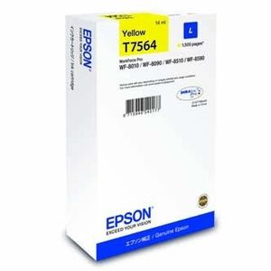Epson T7564 T756440 sárga (yellow) eredeti tintapatron kép