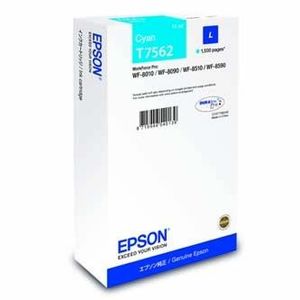 Epson T7562 T756240 cián (cyan) eredeti tintapatron kép
