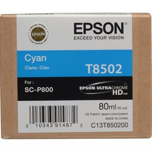 Epson T850200 cián (cyan) eredeti tintapatron kép