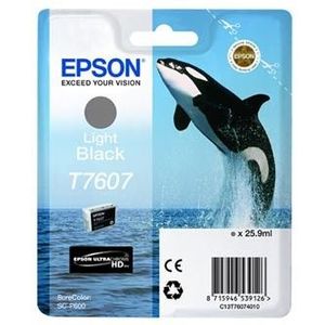 Epson T7607 C13T76074010 világos fekete (light black) eredeti tintapatron kép