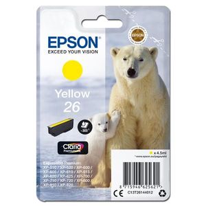 Epson T26144012, T261440 sárga (yellow) eredeti tintapatron kép