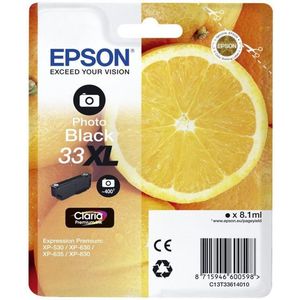 Epson T33614012, T33XL fotó fekete (photo black) eredeti tintapatron kép