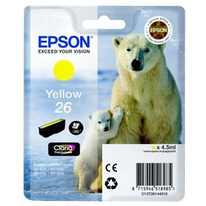 Epson T26144022, T261440 sárga (yellow) eredeti tintapatron kép