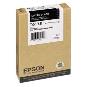 Epson C13T613800 matt fekete (matte black) eredeti tintapatron kép