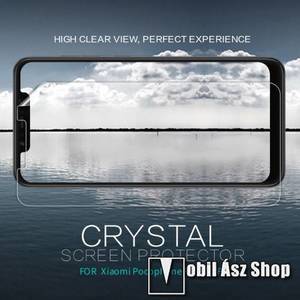 NILLKIN képernyővédő fólia - Crystal Clear - 1db, törlőkendővel - Xiaomi Pocophone F1 - GYÁRI kép