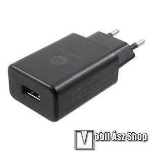 MOTOROLA hálózati töltő - 1 x USB aljzat, 12V / 1.2A, 9V / 1.6A, 5V / 3A, Quick Charge 3.0 - FEKETE - GYÁRI kép