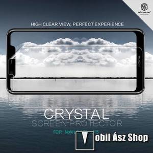 NILLKIN képernyővédő fólia - Crystal Clear - 1db, törlőkendővel - NOKIA 5.1 Plus - GYÁRI kép