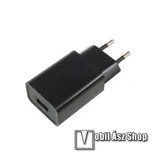 XIAOMI hálózati töltő - 1 x USB aljzat, 5V / 2A - FEKETE - CYSK10-050200-E - GYÁRI kép