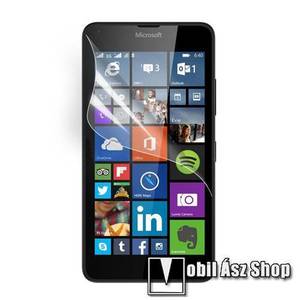 Képernyővédő fólia - Clear - 1db, törlőkendővel - MICROSOFT Lumia 640 Dual SIM / Lumia 640 LTE / Lumia 640 LTE Dual SIM kép