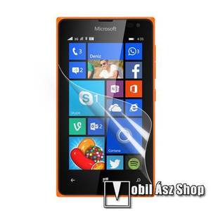 Képernyővédő fólia - Clear - 1db, törlőkendővel - MICROSOFT Lumia 435 / Lumia 435 Dual SIM / Lumia 532 / Lumia 532 Dual SIM kép
