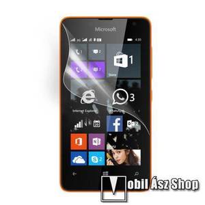 Képernyővédő fólia - Ultra Clear - 1db, törlőkendővel - MICROSOFT Lumia 430 kép