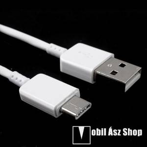 Adatátvitel adatkábel és USB töltő - USB / USB Type-C, 1m, 2A, USB 2.0 - FEHÉR kép