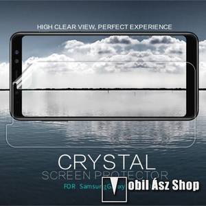 NILLKIN képernyővédő fólia - Crystal Clear - 1db, törlőkendővel - SAMSUNG Galaxy A8 Plus (2018) - GYÁRI kép