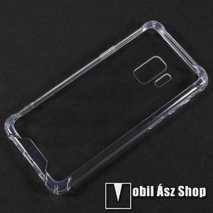 OTT! TRANSPARENT műanyag védő tok / átlátszó hátlap - ÁTLÁTSZÓ - szilikon szegély, erősített sarkok, ütődés álló - SAMSUNG SM-G960 Galaxy S9 kép
