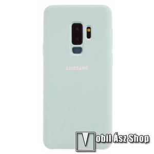Silky szilikon védő tok / hátlap - CYAN - SAMSUNG SM-G965 Galaxy S9+ kép