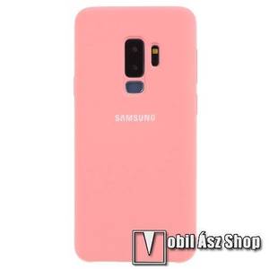 Silky szilikon védő tok / hátlap - RÓZSASZÍN - SAMSUNG SM-G965 Galaxy S9+ kép