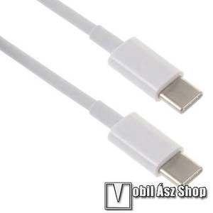 Adatátviteli kábel / USB töltő - USB Type-C / USB Type-C - 2m - FEHÉR kép