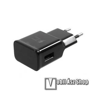 Hálózati töltő - 1x USB aljzat, gyorstöltés támogatás, 9V/1.67A; 5V/2A - FEKETE kép