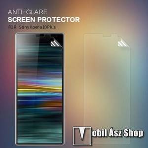 NILLKIN képernyővédő fólia - Anti-Glare - MATT! - 1db, törlőkendővel - SONY Xperia 10 Plus - GYÁRI kép