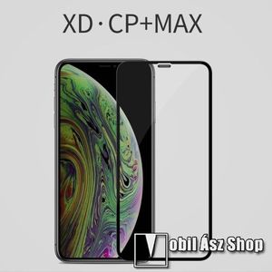 NILLKIN XD CP+ MAX előlap védő karcálló edzett üveg - 0, 3mm, 9H - FEKETE - A TELJES KIJELZŐT VÉDI! - APPLE iPhone 11 / APPLE iPhone Xr - GYÁRI kép