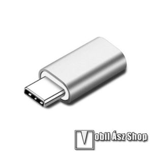 Adapter Lightning-ot USB 3.1 Type C-re alakítja át - Adatátvitelre és töltésre képes, zenehallgatásra nem! - EZÜST kép