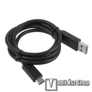 SONY USB / Type-C adatátviteli kábel / USB töltő - FEKETE - 1m - GYÁRI kép