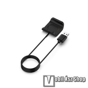 Okosóra USB töltő - FEKETE - 1m - Xiaomi Huami Huami Amazfit Stratos 3 (A1928) kép