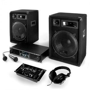 Electronic-Star Bass Boomer USB, PA rendszer, 400 W, erősítő, hangfal, kábel kép