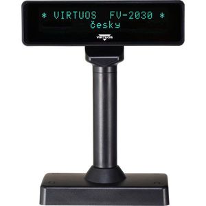 Virtuos VFD FV-2030B fekete, RS-232 kép